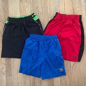 Spaulding, Umbro and Head Boys M Athletic Shorts Bundle
